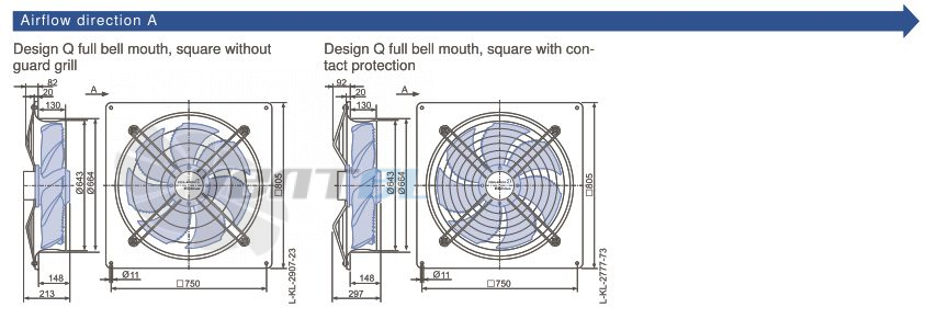 Ziehl-abegg FN063-ZIQ.GG.A7P3 380B 3- - описание, технические характеристики, графики