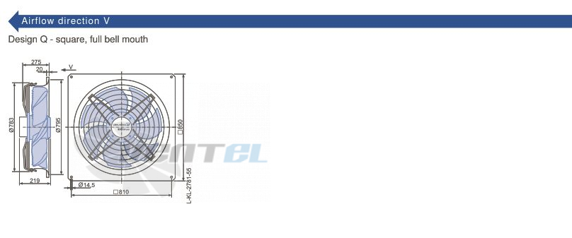 Ziehl-abegg FN071-ZIQ.GG.A7P4 380B 3- - описание, технические характеристики, графики