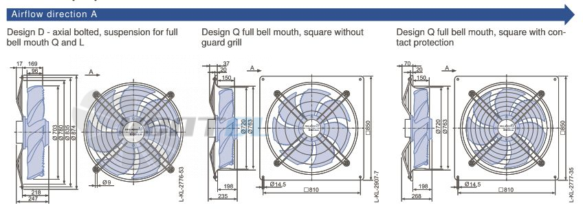 Ziehl-abegg FN071-ZID.GL.A7P4 380B 3- - описание, технические характеристики, графики