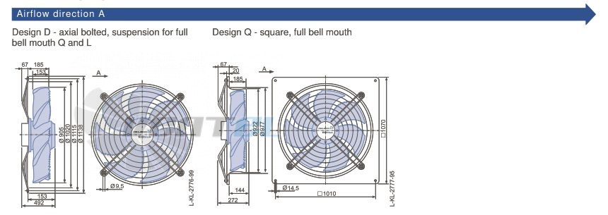 Ziehl-abegg FN091-ZID.DG.A4P3 380B 3- - описание, технические характеристики, графики