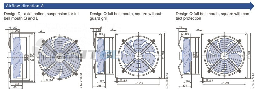 Ziehl-abegg FN091-ZIQ.GL.A5P1 380B 3- - описание, технические характеристики, графики