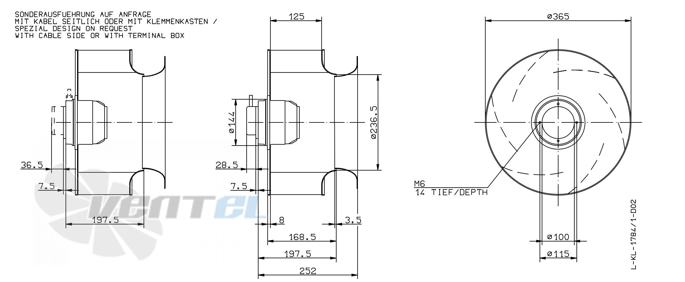 Ziehl-abegg RH35M-VDK.4A.1R - описание, технические характеристики, графики