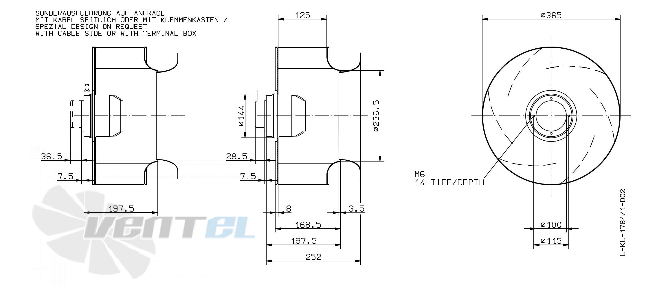 Ziehl-abegg RH35M-SDK.4A.1R - описание, технические характеристики, графики