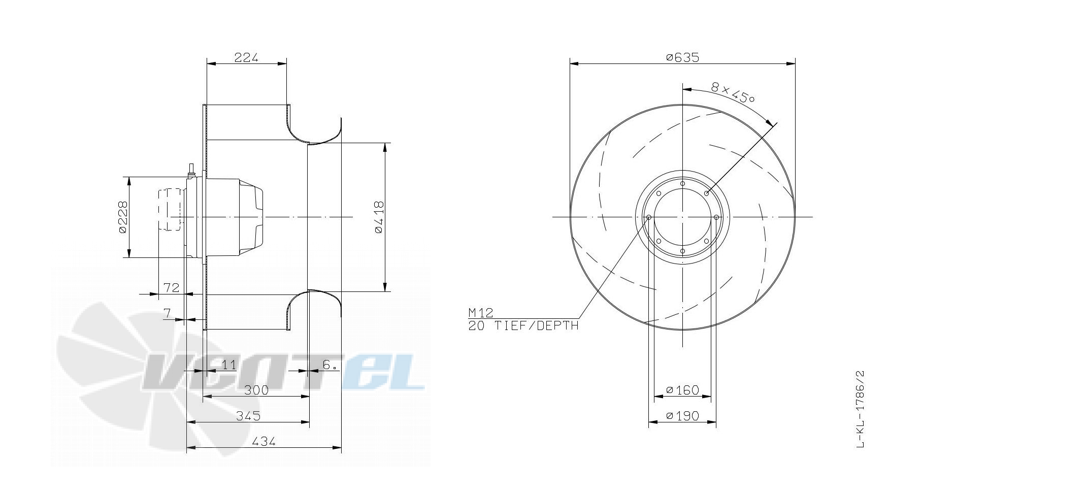 Ziehl-abegg RH63M-VDK.7Q.1R - описание, технические характеристики, графики