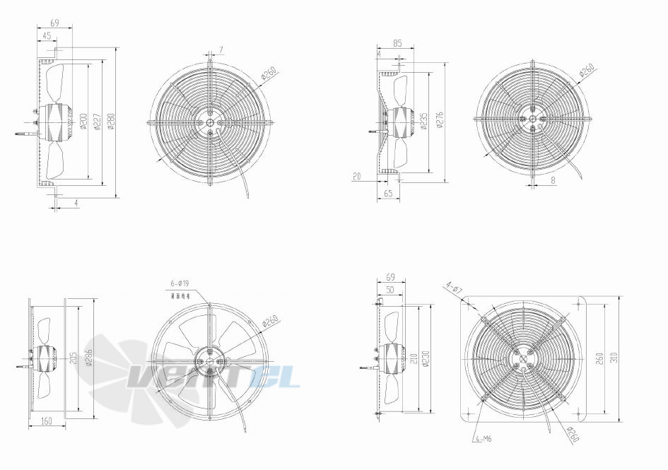 Dunli Group YWF.A2S-200S-5DIA00 - описание, технические характеристики, графики