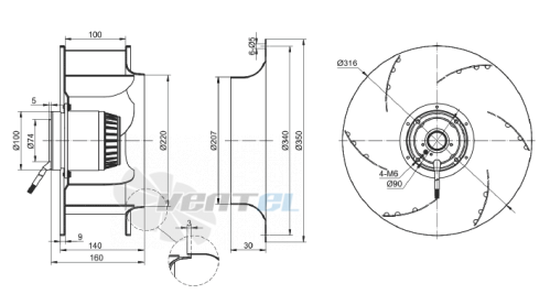 MES RO310B-4E-AC0 - описание, технические характеристики, графики