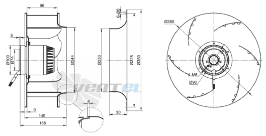 MES RO355B-4D-AC0 - описание, технические характеристики, графики