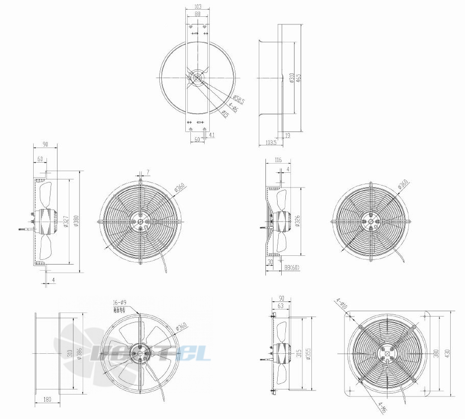 Dunli Group YWF.A4T-300S-5DIA00 - описание, технические характеристики, графики