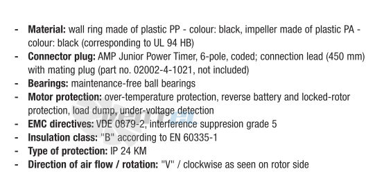 Ebmpapst W3G300-EQ22-90 - описание, технические характеристики, графики