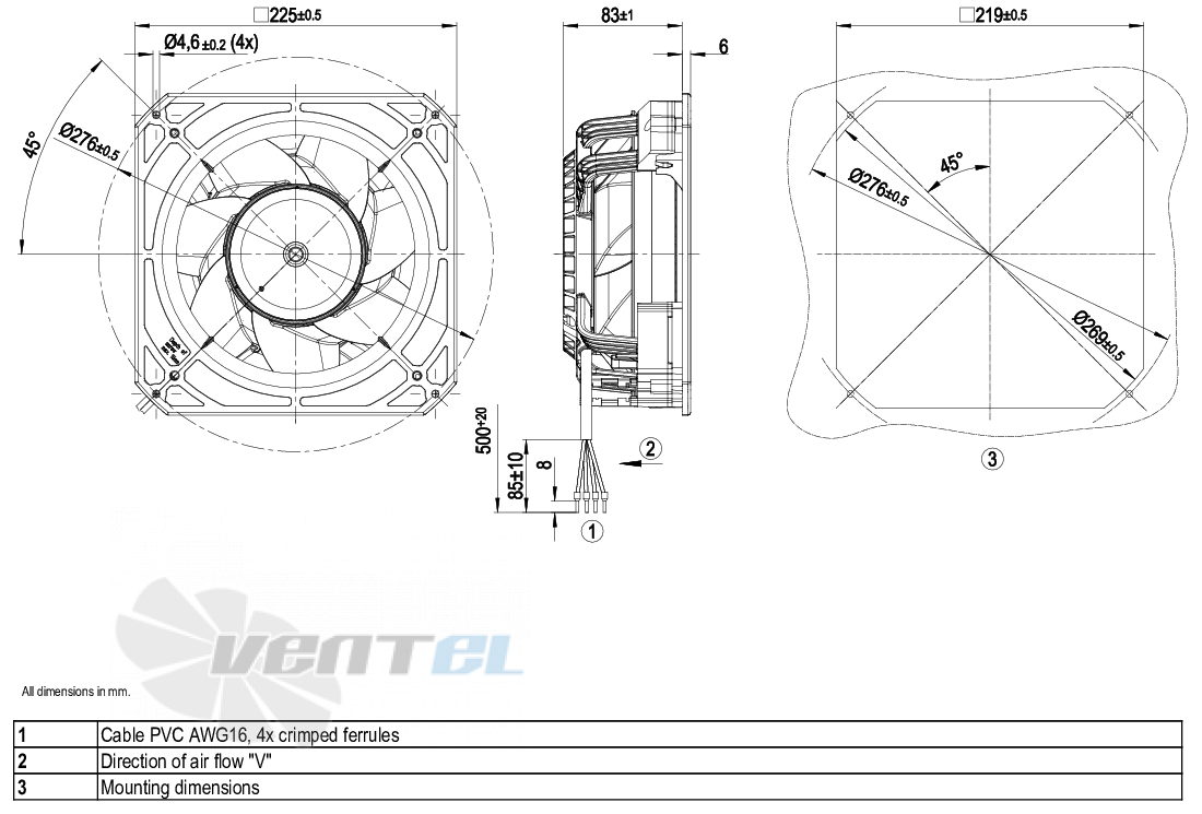 Ebmpapst K3G200-BDA2-02 - описание, технические характеристики, графики