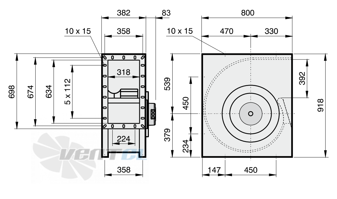 Rosenberg ЕНАG 500-6IF - описание, технические характеристики, графики