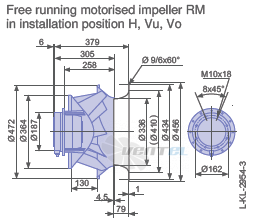 Ziehl-abegg RM45D-4EK.6F.1R - описание, технические характеристики, графики