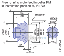 Ziehl-abegg RM50D-6DK.6C.1R - описание, технические характеристики, графики