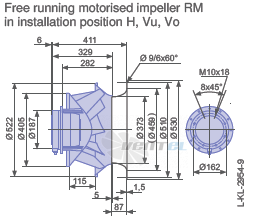 Ziehl-abegg RM50D-6EK.6C.1R - описание, технические характеристики, графики