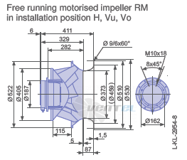 Ziehl-abegg RM50D-SDK.6C.1R - описание, технические характеристики, графики