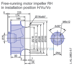 Ziehl-abegg RH31V-VDK.2C.1R - описание, технические характеристики, графики