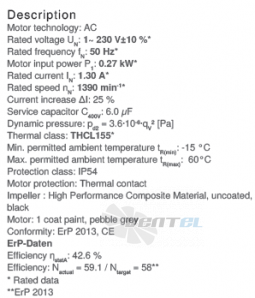 Ziehl-abegg RH35V-4EK.4C.1R - описание, технические характеристики, графики