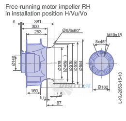 Ziehl-abegg RH56V-6EK.6K.1R - описание, технические характеристики, графики