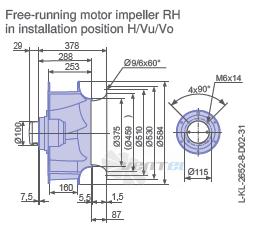 Ziehl-abegg RH56V-SDK.4F.1R - описание, технические характеристики, графики