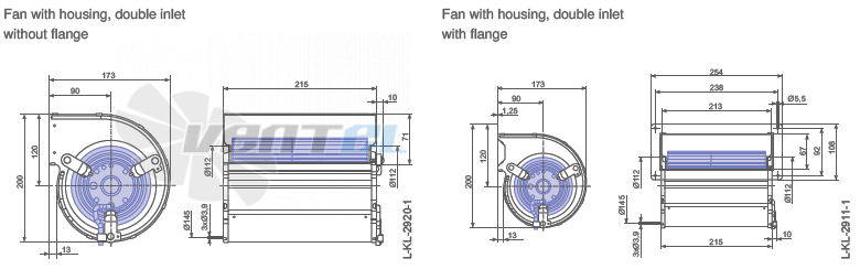 Ziehl-abegg RD13S-2EP.WC.1R - описание, технические характеристики, графики