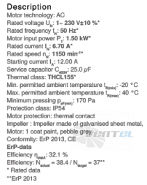 Ziehl-abegg RD28-4EW.4R.AL - описание, технические характеристики, графики