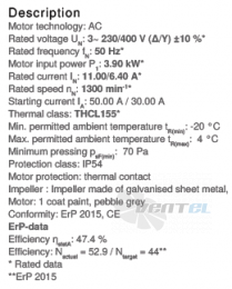 Ziehl-abegg RD31-4DW.6Q.AL - описание, технические характеристики, графики