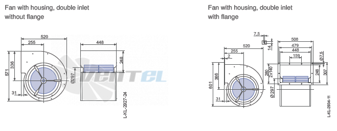 Ziehl-abegg RD35-4DW.6T.BL - описание, технические характеристики, графики