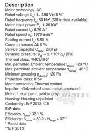 Ziehl-abegg RG31S-4EK.6F.3L - описание, технические характеристики, графики