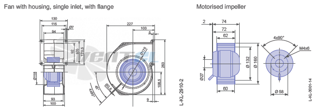 Ziehl-abegg RE16P-4EP.WA.1R 113060-M - описание, технические характеристики, графики