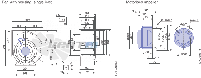 Ziehl-abegg RG20P-4DK.2C.1R - описание, технические характеристики, графики