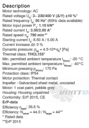 Ziehl-abegg RG35P-6DK.6F.1R - описание, технические характеристики, графики