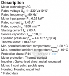 Ziehl-abegg RE20P-4EK.2F.1R - описание, технические характеристики, графики