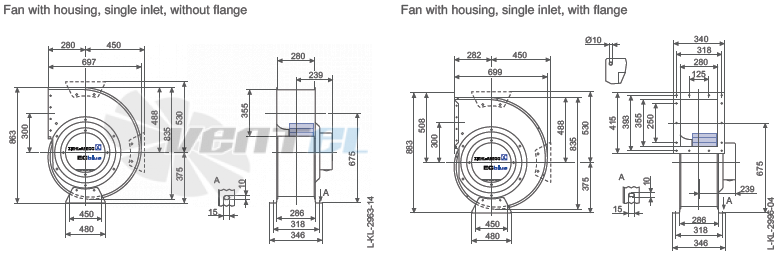 Ziehl-abegg RG45R-ZIK.GL.4R - описание, технические характеристики, графики