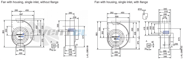 Ziehl-abegg RG45R-ZIK.GL.4R2 - описание, технические характеристики, графики