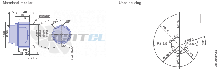 Ziehl-abegg RE35P-ZIK.GG.1R2 - описание, технические характеристики, графики