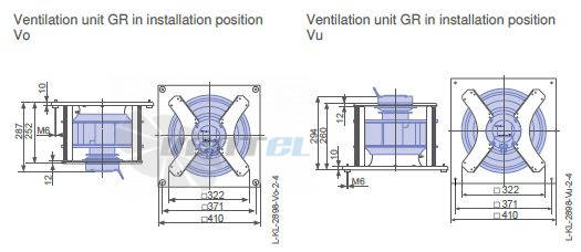 Ziehl-abegg RH28C-6ID-1F-200 - описание, технические характеристики, графики