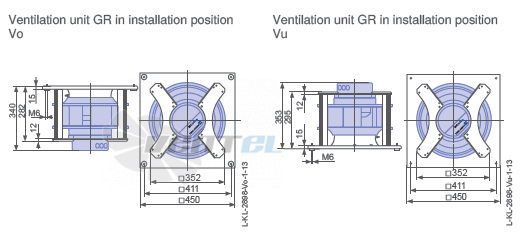 Ziehl-abegg RH31C-ZID-3F-380 - описание, технические характеристики, графики