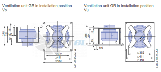 Ziehl-abegg RH31C-ZIK-3F-220 - описание, технические характеристики, графики