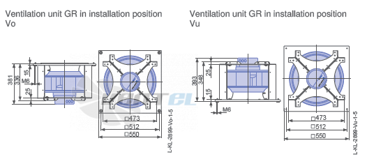 Ziehl-abegg RH40C-ZID-3F-220-2 - описание, технические характеристики, графики