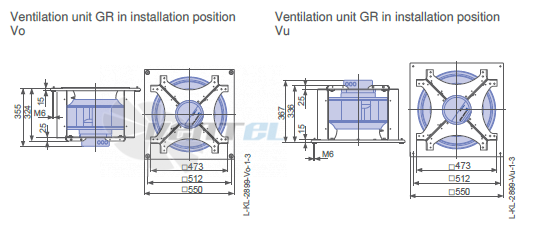 Ziehl-abegg RH40C-ZID-3F-380 - описание, технические характеристики, графики