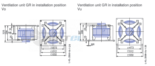 Ziehl-abegg RH40C-ZIK-1F-220 - описание, технические характеристики, графики