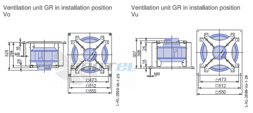 Ziehl-abegg RH40C-ZIK-3F-220 - описание, технические характеристики, графики