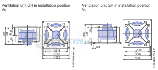 Ziehl-abegg RH45C-ZIK-1F-220 - описание, технические характеристики, графики