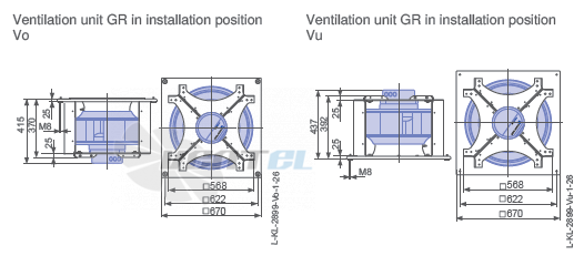 Ziehl-abegg RH50C-ZIK-3F-220 - описание, технические характеристики, графики