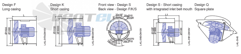 Ziehl-abegg DN10V-4DF-H7-11-G - описание, технические характеристики, графики