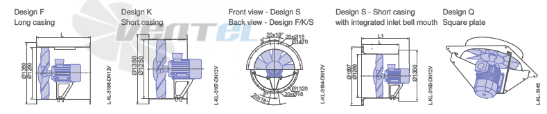 Ziehl-abegg DN12V-6DF-I7-11-G - описание, технические характеристики, графики