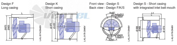 Ziehl-abegg DN40V-4DF-97-14-G - описание, технические характеристики, графики