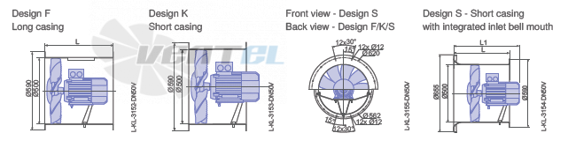 Ziehl-abegg DN50V-2DF-D7-11-G - описание, технические характеристики, графики