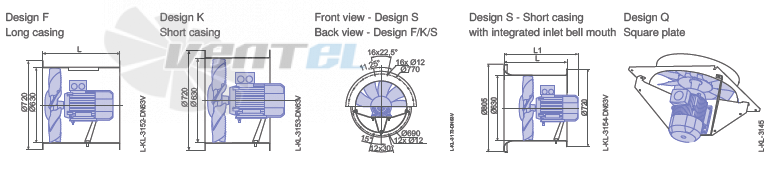 Ziehl-abegg DN63V-2DF-G7-11-G - описание, технические характеристики, графики