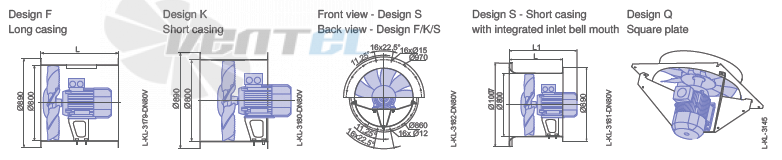 Ziehl-abegg DN80V-6DF-C7-11-G - описание, технические характеристики, графики